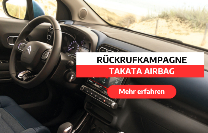 Rückrufkampagne TAKATA Airbag : Citroën C3 & DS3