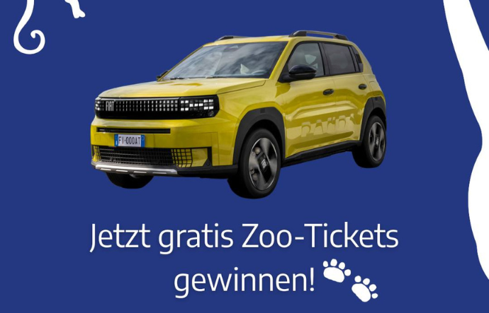 Täglich verlosen wir eine Familienkarte für den Zoo