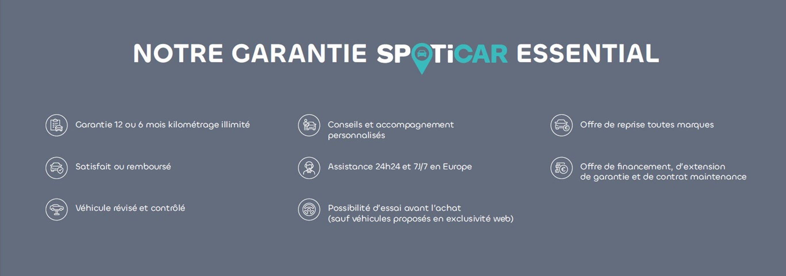 garantie commerciale SPOTICAR Essential